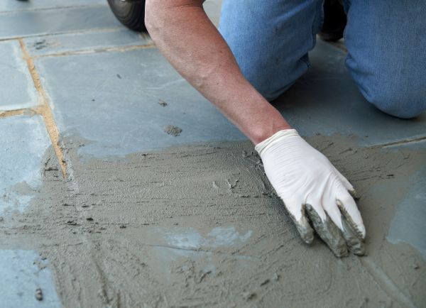 Porch Grout Repair